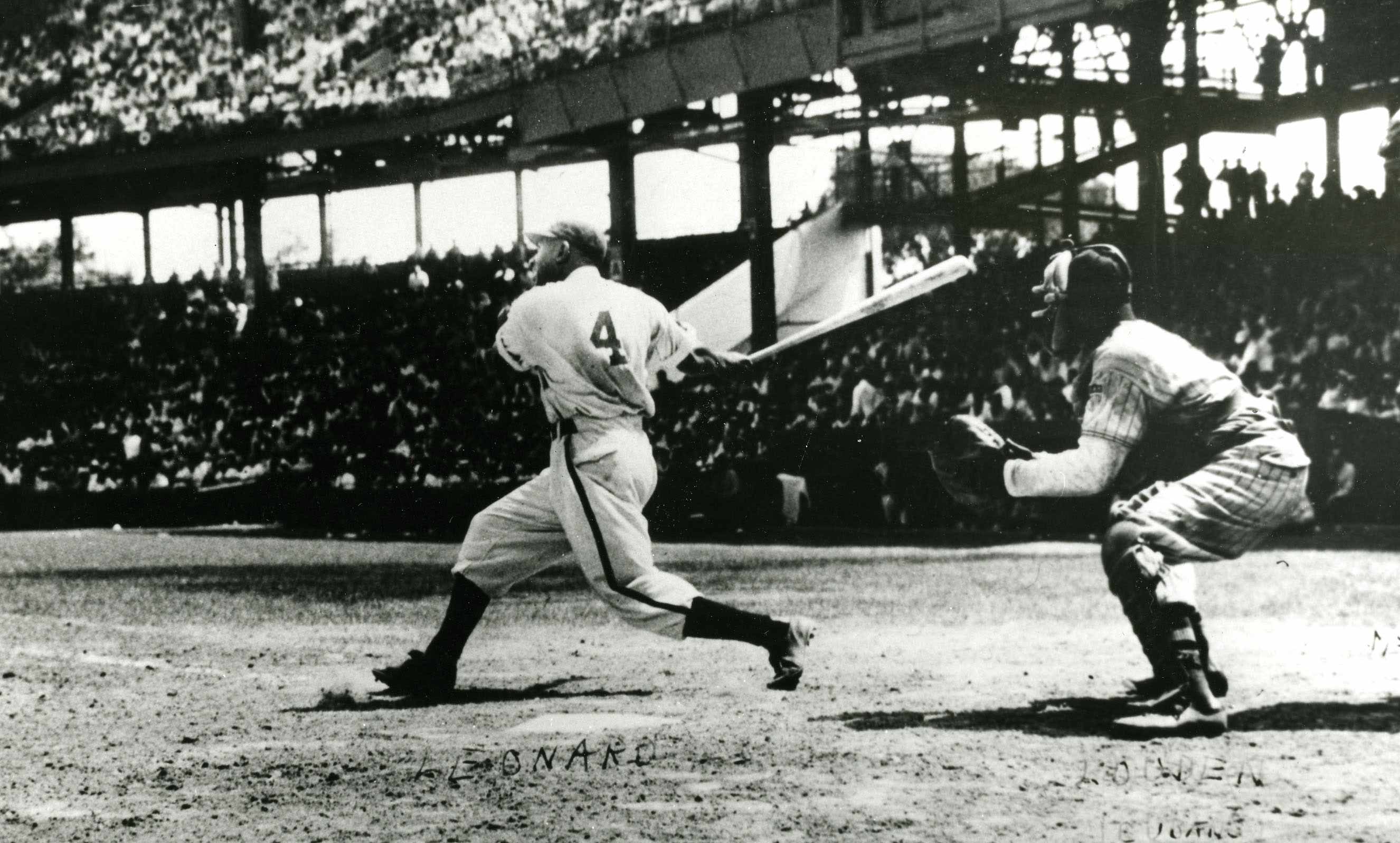 1920-1960 Negro League Legends Multi Signed Baseball Bat Josh