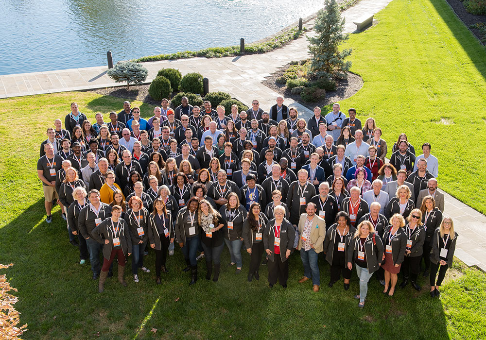 1 Million Cups organizers pose for a group photo